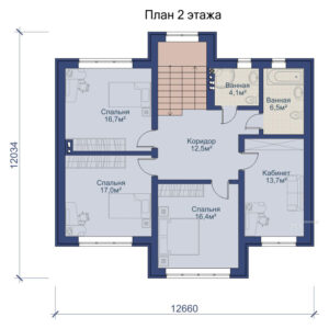 Планировка дома А5